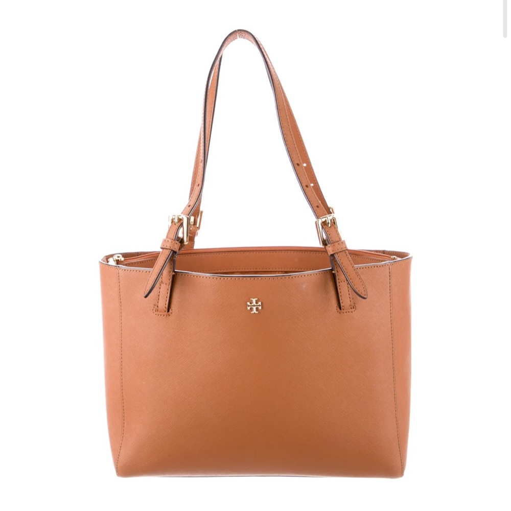 Tory Burch Solid Leather Tote Bag with dustbag